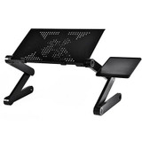 Computer Desks Portable Adjustable Foldable Laptop Notebook Lap PC Folding Desk Table With Cooler Fan Stand Bed Sofa Tray