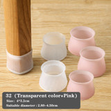 Furniture Table Chair Leg Floor Feet Cap Cover Protector Feet Pads Non-slip Table Chair Leg Caps Foot Protection Bottom Cover