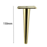 4Pcs/Set Metal Furniture Legs Gold Vertical / Inclined Tube Sofa Feet for TV Cabinet Cabinet Feet Support Furniture Accessories