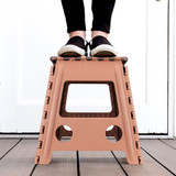 Living Plastic Folding Step Stool 15 inch Height Premium Foldable Stool for Kids & Adults Kitchen Garden Bathroom Stepping Stool