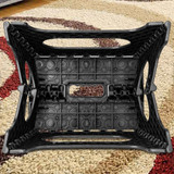 Living Plastic Folding Step Stool 15 inch Height Premium Foldable Stool for Kids & Adults Kitchen Garden Bathroom Stepping Stool