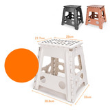 Living Plastic Folding Step Stool 15 inch Height Premium Foldable Stool for Kids & Adults Kitchen Garden Bathroom Stepping Stool
