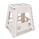 Living Plastic Folding Step Stool 15 inch Height Premium Foldable Stool for Kids & Adults Kitchen Garden Bathroom Stepping Stool
