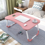 Home Folding Laptop Desk for Bed & Sofa Laptop Bed Tray Table Desk Portable Lap Desk for Study and Reading Bed Top Tray Table