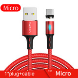 Magnetic Cable Micro USB For Samsung Android Fast Charging Magnet Charger For iPhone USB Type C Cable Mobile Phone Cord