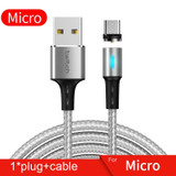 Magnetic Cable Micro USB For Samsung Android Fast Charging Magnet Charger For iPhone USB Type C Cable Mobile Phone Cord
