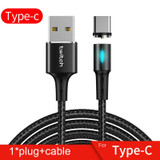 Magnetic Cable Micro USB For Samsung Android Fast Charging Magnet Charger For iPhone USB Type C Cable Mobile Phone Cord