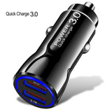 Olaf Car USB Charger Quick Charge 3.0 2.0 Mobile Phone Charger 2 Port USB Fast Car Charger for iPhone Samsung Tablet Car-Charger
