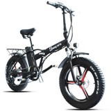 Sheng milo Electric bike ebike 48V500W electric mountain bike electric folding bike 4.0 fat tire 48V15AH lithium battery
