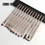 MAANGE Pro Makeup Brushes Set 3/12/14 pcs/lot Eye Shadow Blending Eyebrow Eyelash Eyeliner Brushes pincel Maquiagem For Makeup