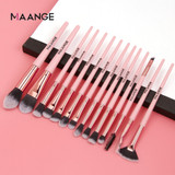 MAANGE Pro Makeup Brushes Set 3/12/14 pcs/lot Eye Shadow Blending Eyebrow Eyelash Eyeliner Brushes pincel Maquiagem For Makeup