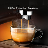 ITOP Espresso Coffee Maker Machine 20Bar Coffee Machine Semi-automatic Household Italian Coffee Maker With Steam Function