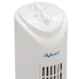 AVANT AV7728-tower fan oscillating, 74 Cm, 50W, 3 speeds, timer, white Color. (White)