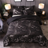 Marble Bedding Set Black White Geometric Nordic Simple Bedding Simple Queen King Sizes Duvet Cover Pillowcase 3 pieces polyester