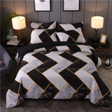 Marble Bedding Set Black White Geometric Nordic Simple Bedding Simple Queen King Sizes Duvet Cover Pillowcase 3 pieces polyester