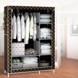Heavy Duty Portable Closet Storage Organizer Clothes Shelf Wardrobe Rack Shelves