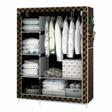 Heavy Duty Portable Closet Storage Organizer Clothes Shelf Wardrobe Rack Shelves