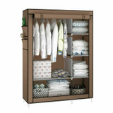 Heavy Duty Portable Closet Storage Organizer Clothes Shelf Wardrobe Rack Shelves
