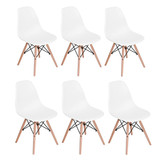 6PCS Modern Kitchen Dining Chairs Lounge Chair Living Dining Room Side Chairs