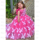 Flower Girl Dresses Tulle  Beading Appliqued Pageant Dresses For Girls First Communion Dresses Kids Prom Dresses