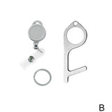 Hygiene Hand Metal EDC Door Opener Multifunctional keychain Hand Tool open door tools avoid touch hot sale