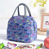 1PCs Fresh Cooler Bags Waterproof Nylon Portable Zipper Thermal Oxford Lunch Bags For Women Convenient Lunch Box Tote Food Bags