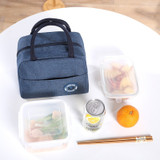 1PCs Fresh Cooler Bags Waterproof Nylon Portable Zipper Thermal Oxford Lunch Bags For Women Convenient Lunch Box Tote Food Bags