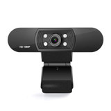 Full HD Webcam usb 1080p hd Computer PC WebCamera 1920x1080 with Microphone Cameras for Live Broadcast Video Calling Conference (Black)