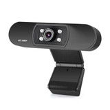Full HD Webcam usb 1080p hd Computer PC WebCamera 1920x1080 with Microphone Cameras for Live Broadcast Video Calling Conference (Black)