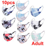 10pcs Black Mouth Mask Reusable Mask Washable face shield Masque Face Mask Cloth