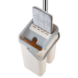 Self-Wringing Magic Mop Free Hand Washing Flat Mop Ultrafine Fiber Cleaning Cloth Home Kitchen Wooden Floor Mop Cleaner Househol