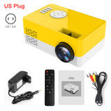 Salange Mini Projector J15, 320*240 Pixels Supports 1080P HDMI USB  Mini Beamer Home Media Player Kids Gift