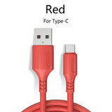 HICUTE Liquid charge Cable For Samsung Android Fast Charging Magnet Charger Micro USB Type C Cable Mobile Phone Cord Wire