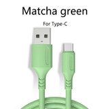 HICUTE Liquid charge Cable For Samsung Android Fast Charging Magnet Charger Micro USB Type C Cable Mobile Phone Cord Wire
