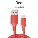 HICUTE Liquid charge Cable For Samsung Android Fast Charging Magnet Charger Micro USB Type C Cable Mobile Phone Cord Wire