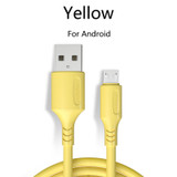 HICUTE Liquid charge Cable For Samsung Android Fast Charging Magnet Charger Micro USB Type C Cable Mobile Phone Cord Wire