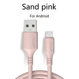 HICUTE Liquid charge Cable For Samsung Android Fast Charging Magnet Charger Micro USB Type C Cable Mobile Phone Cord Wire