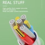 HICUTE Liquid charge Cable For Samsung Android Fast Charging Magnet Charger Micro USB Type C Cable Mobile Phone Cord Wire