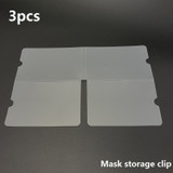 Mask storage box mask packaging box moisture-proof and dustproof portable plastic rectangular storage box disposable mask box