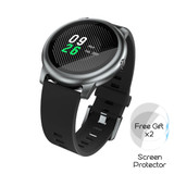 YouPin Haylou Solar Smart Watch LS05 Sport Metal Heart Rate Sleep Monitor IP68 Waterproof iOS Android Global Version for Xiaomi (Watch.2pcs protector)