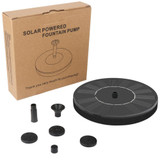 Solar Water Fountain Pool Pond Waterfall Fountain Garden Decoration Outdoor Bird Bath Solar Powered Fountain Floating Water