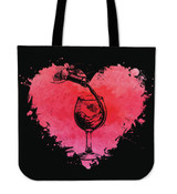 Love Wine Tote Bag
