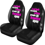 I Cut Hair Because Car Seat Covers (set of 2)