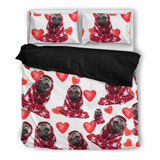 Pug Love Bed Sheet