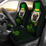 Irish Pug Car Seat Covers (set of 2)
