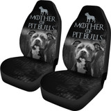 Mother of Pit Bulls Car Seat Covers (set of 2)