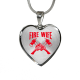 Fire Wife Necklace - firefighter bestseller