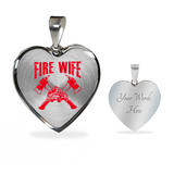 Fire Wife Necklace - firefighter bestseller