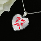 Fire Wife Necklace - firefighter bestseller