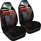 Sleep With A Firefighter Car Seat Covers (set of 2)